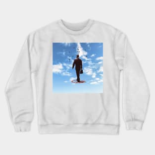 On The Spot - Surreal/Collage Art Crewneck Sweatshirt